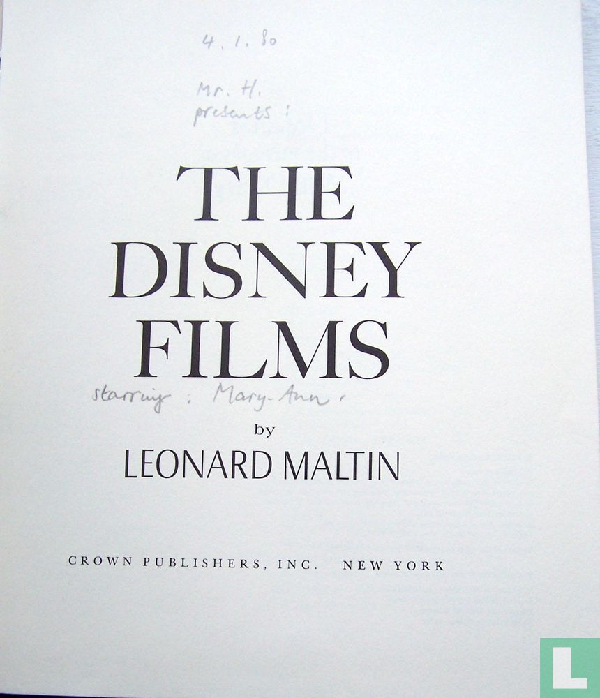 The Disney Films