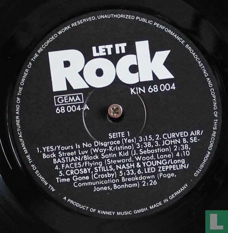 Let it Rock for Release