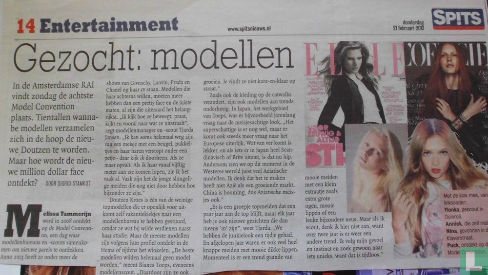 Gezocht modellen