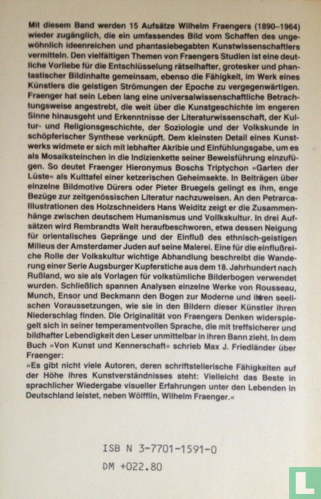 Von Bosch bis Beckmann