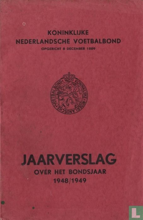 Jaarverslag over het bondsjaar 1948/1949