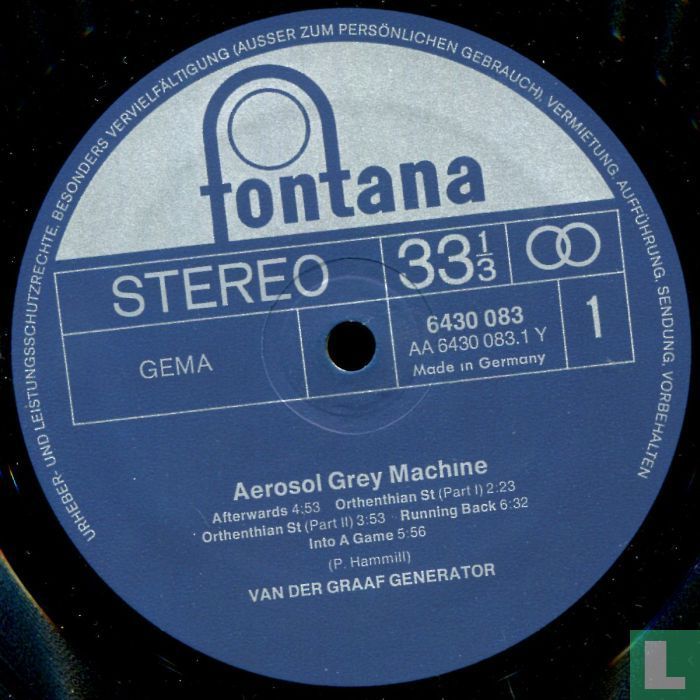 The Aerosol Grey Machine