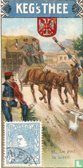 De post in Servië