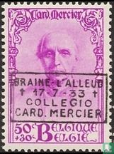 Cardinal Mercier, with overprint