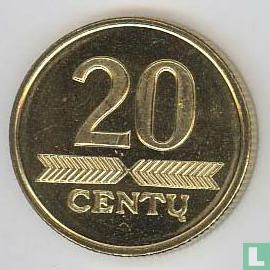 Lithuania 20 centu 2009