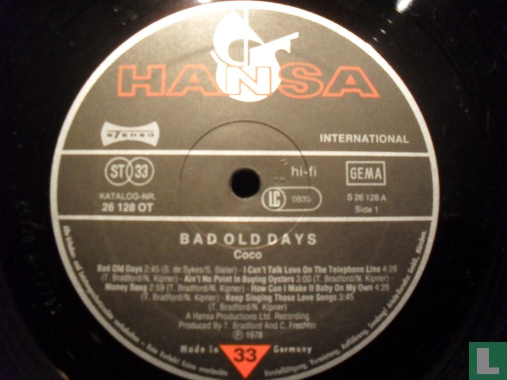 Bad Old Days