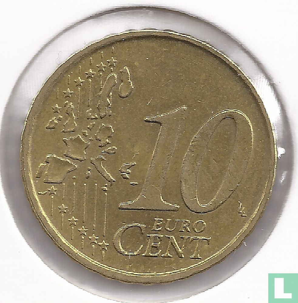 Portugal 10 cent 2002