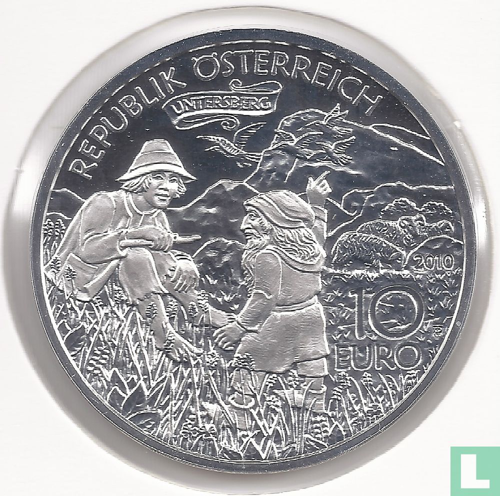 Oostenrijk 10 euro 2010 (PROOF) "Charlemagne in the Untersberg"