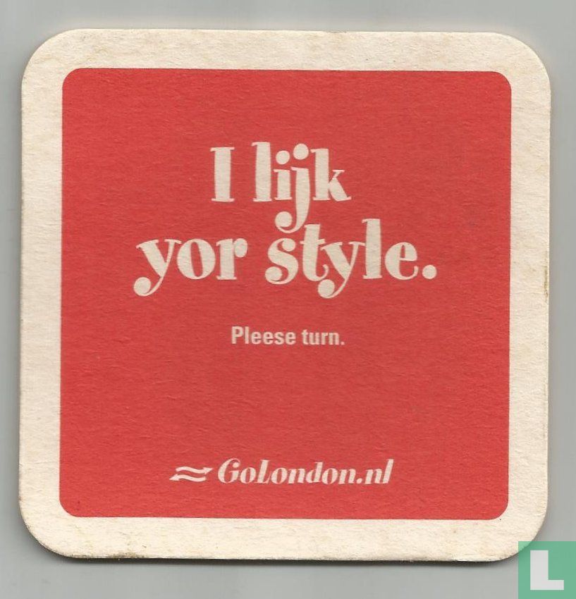 I lijk yor style.