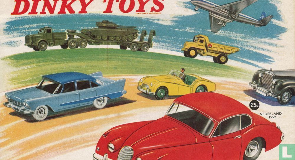 Catalogue Dinky Toys 1959 + Sachet Norev + Pub Clé + Buvard Alsa - Collection Vintage, Occasion