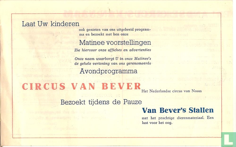 Circus van Bever