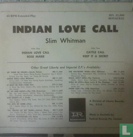 Indian Love Call