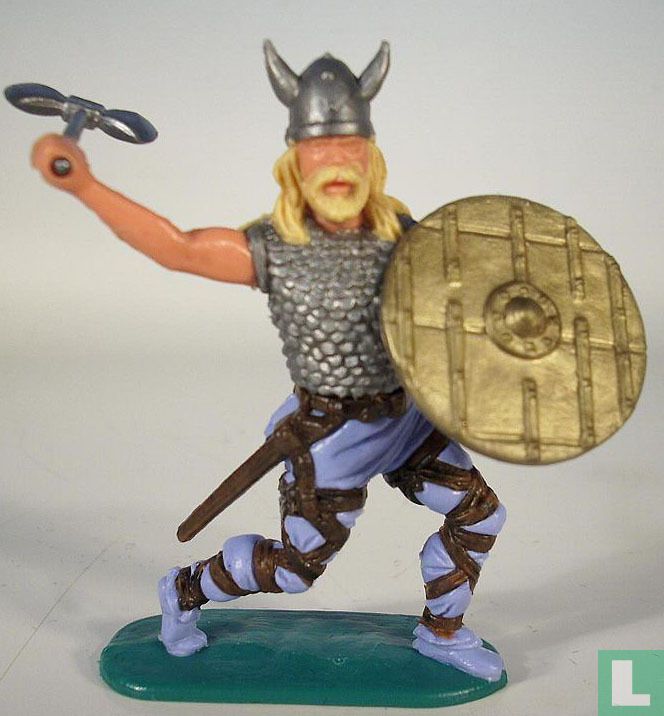 Viking with axe and shield