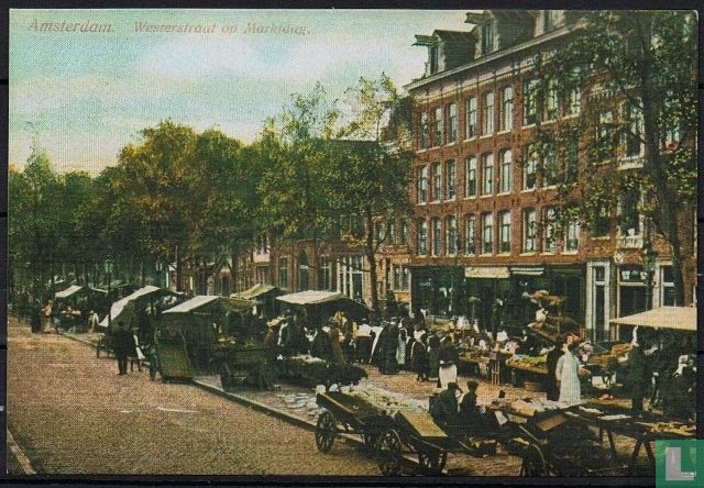 Westerstraat op Marktdag