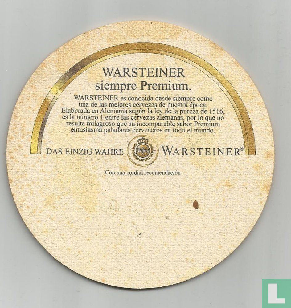 Warsteiner siempre Premium.