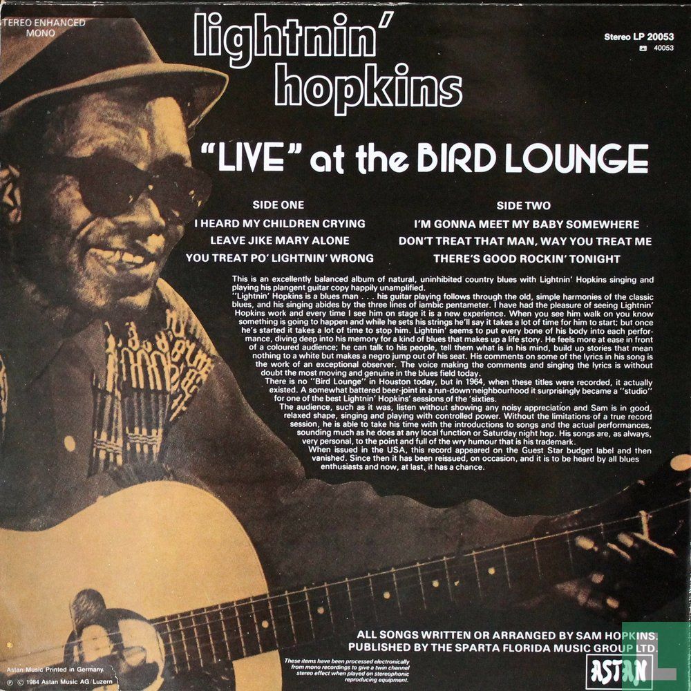 Live at The Bird Lounge