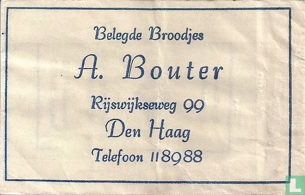 Belegde Broodjes A. Bouter