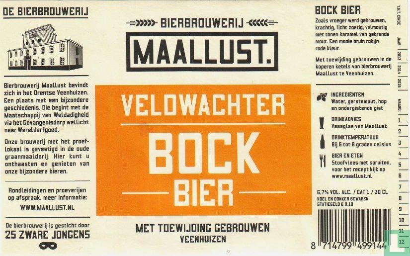Veldwachter Bock Bier 