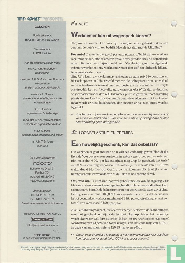 Tips & Advies 5