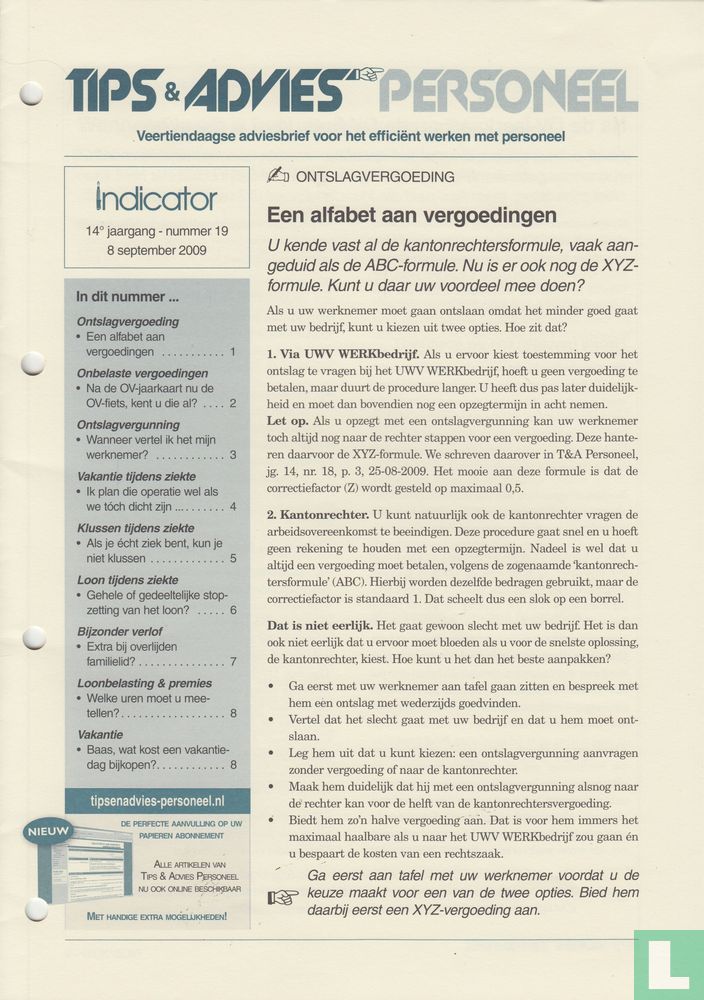 Tips & Advies 19