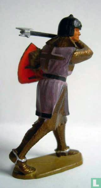 Knight with shield and axe