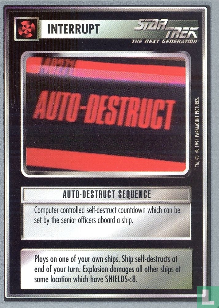 Auto-destruct Sequence