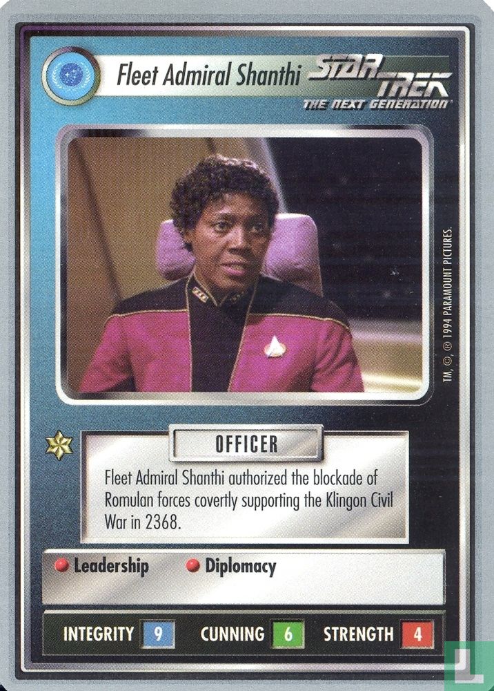 Fleet Admiral Shanthi