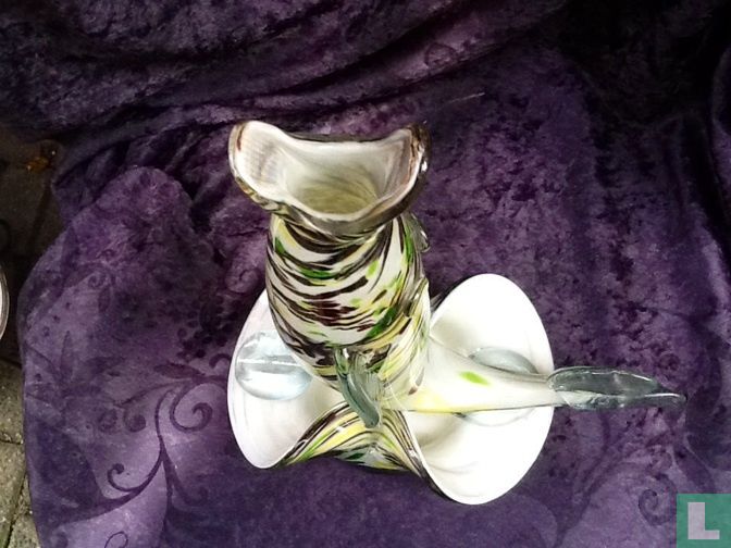 Vase/cendrier en forme de poisson de Murano