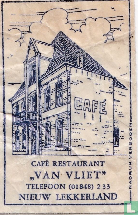Café Restaurant "Van Vliet"