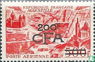Marseille, with overprint