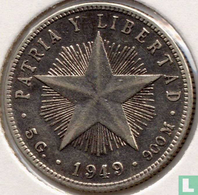 Cuba 20 centavos 1949