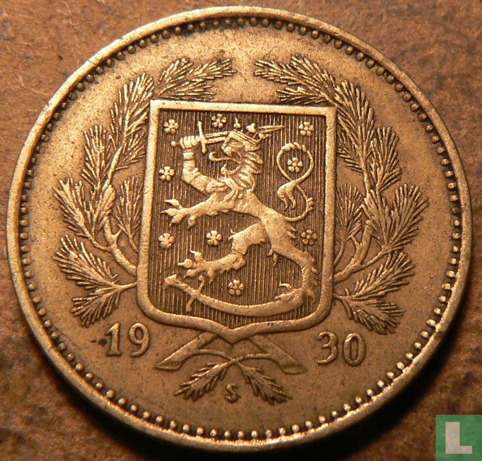 Finlande 5 markkaa 1930
