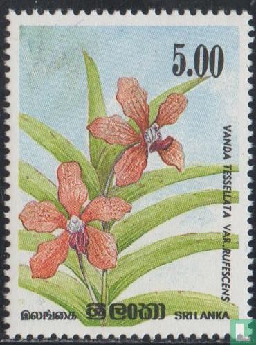 Orchid Circle of Ceylon 5.00 (1984) - Sri Lanka - LastDodo