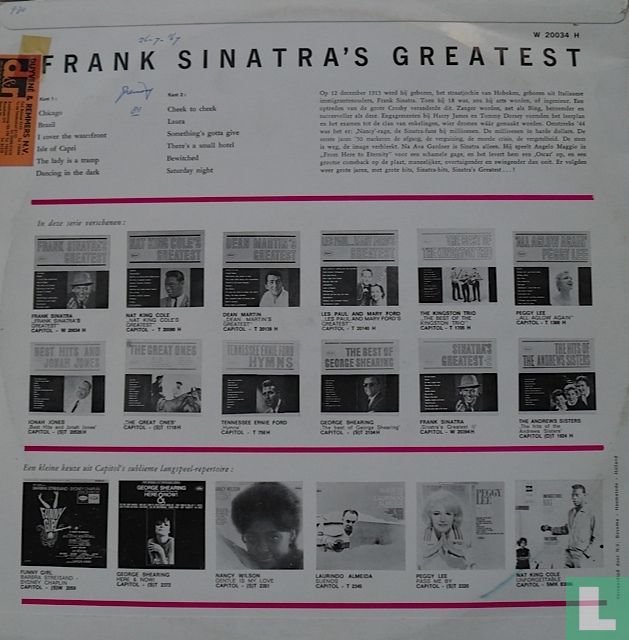 Frank Sinatra's Greatest