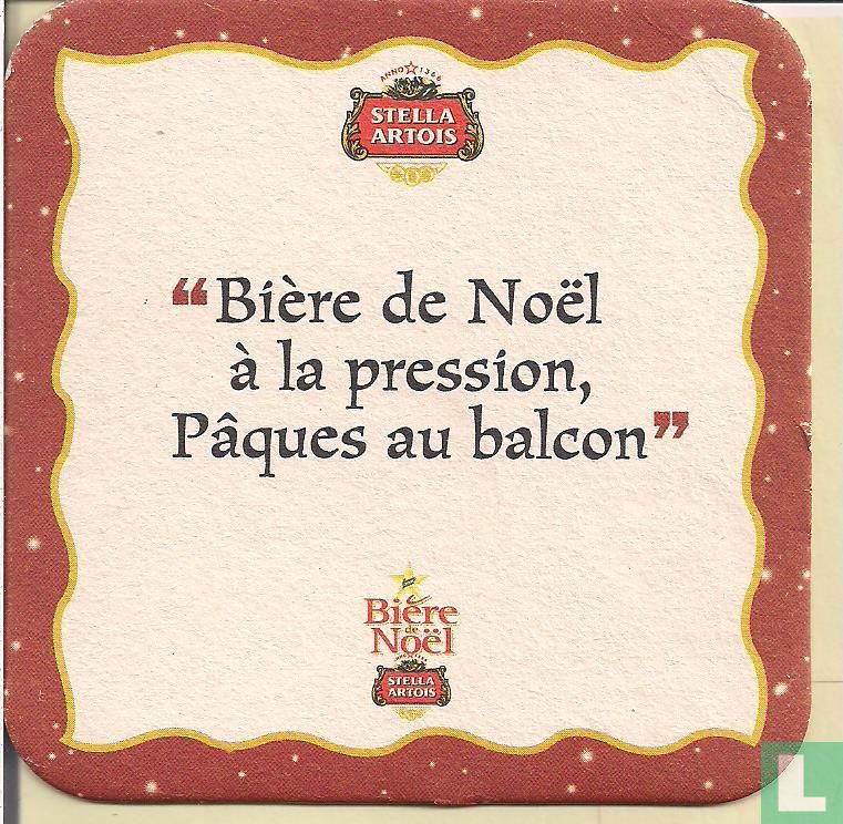 Bière de Nöel à la pression