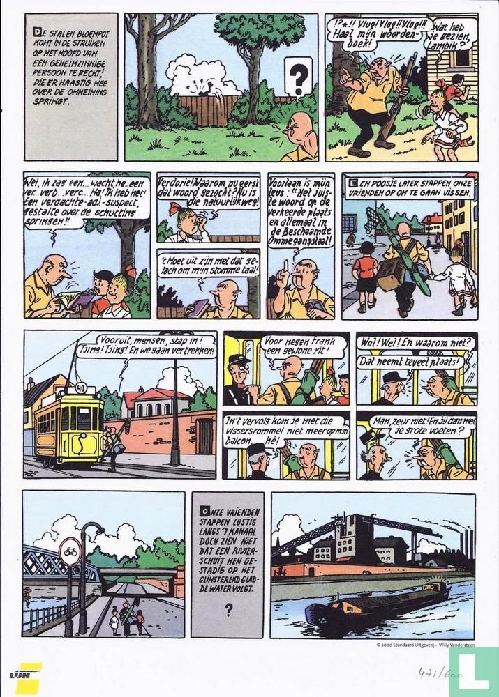 De stalen bloempot