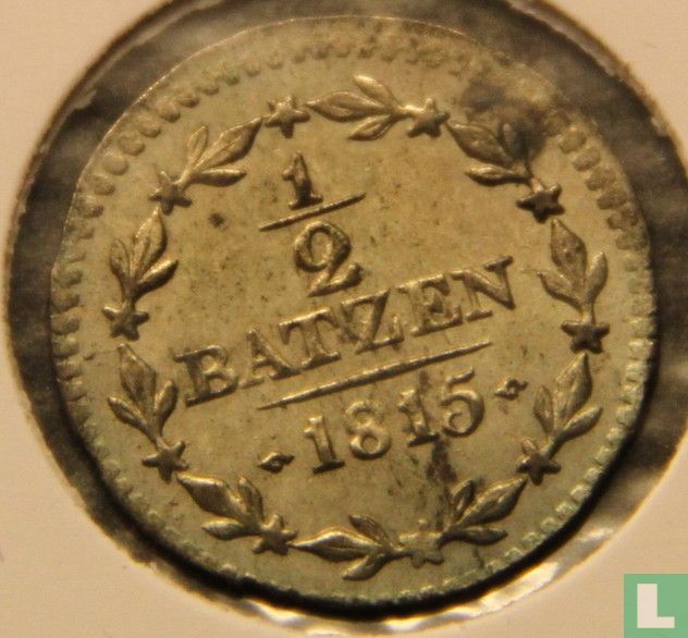 Aargau ½ batzen 1815