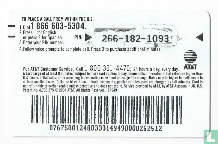 AT&T PrePaid Phone Card - American Telephone & Telegraph Company - LastDodo
