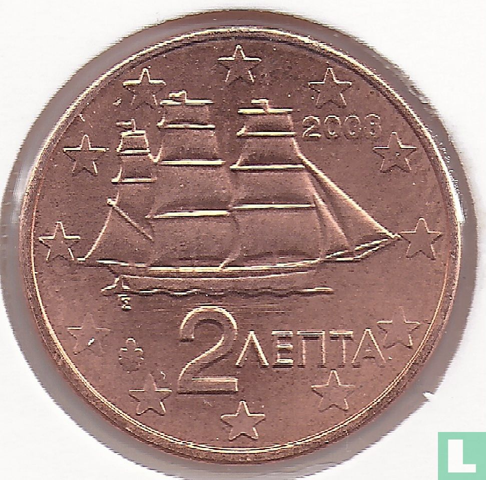 Grèce 2 cent 2008