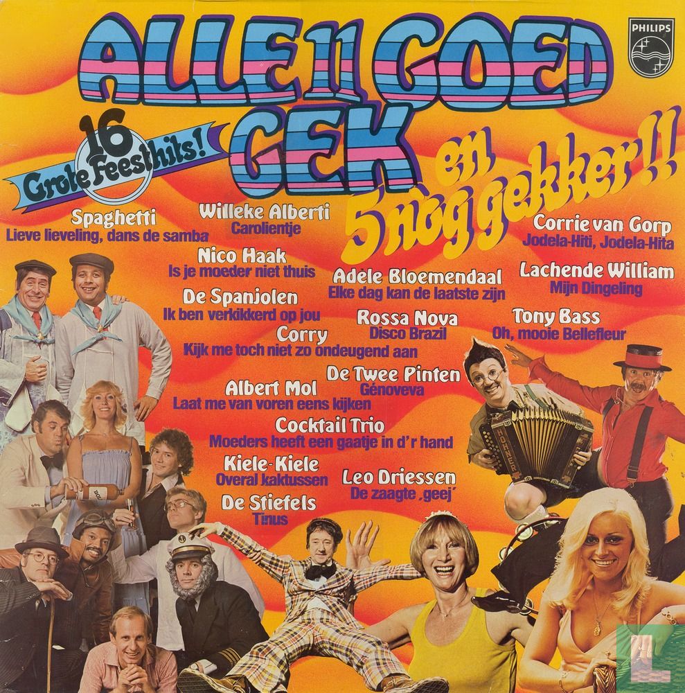 Alle 11 goed gek en 5 nòg gekker !!