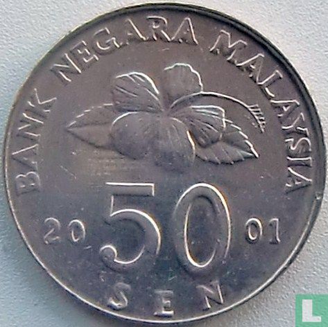 Malaisie 50 sen 2001