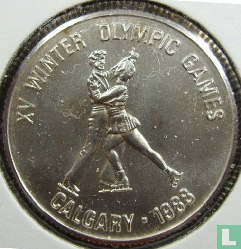 Afghanistan 500 afghanis 1986 "1988 Winter Olympics in Calgary"