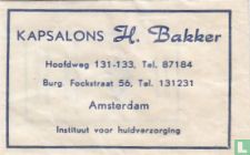 Kapsalons H. Bakker
