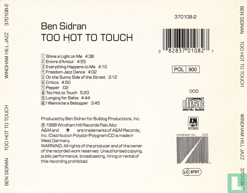 Too Hot to Touch