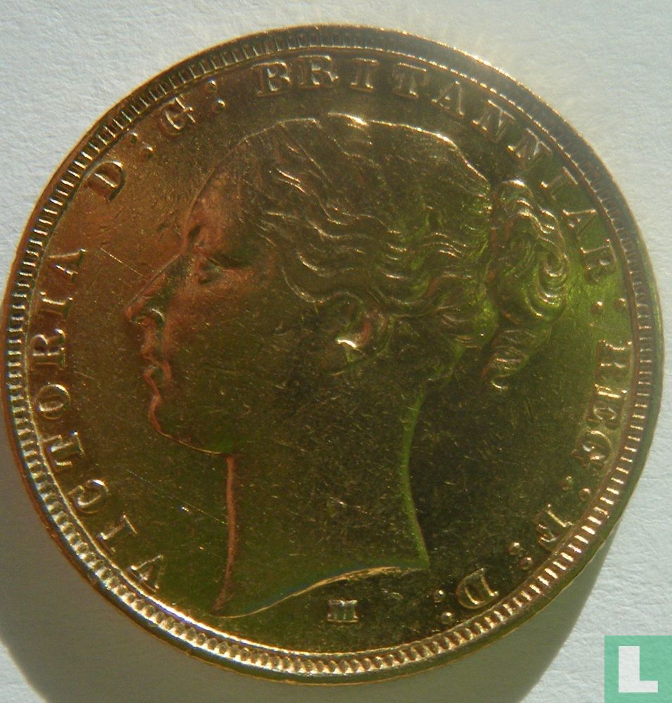 Australië 1 sovereign 1883 (Sint Joris - M)
