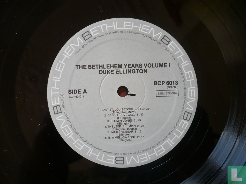 The Bethlehem Years 1