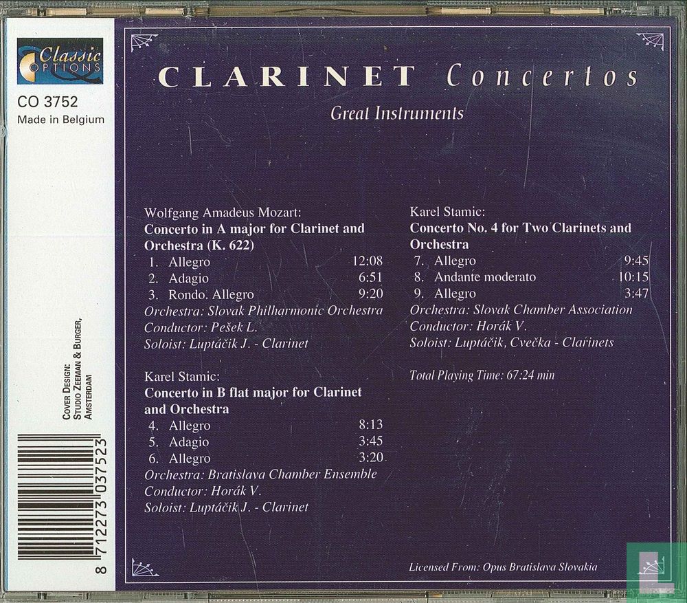 Clarinet Concertos