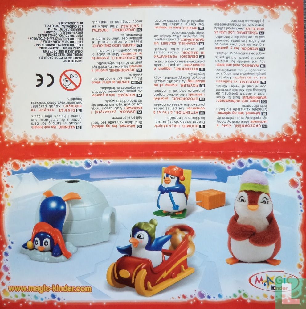 Penguin with sled