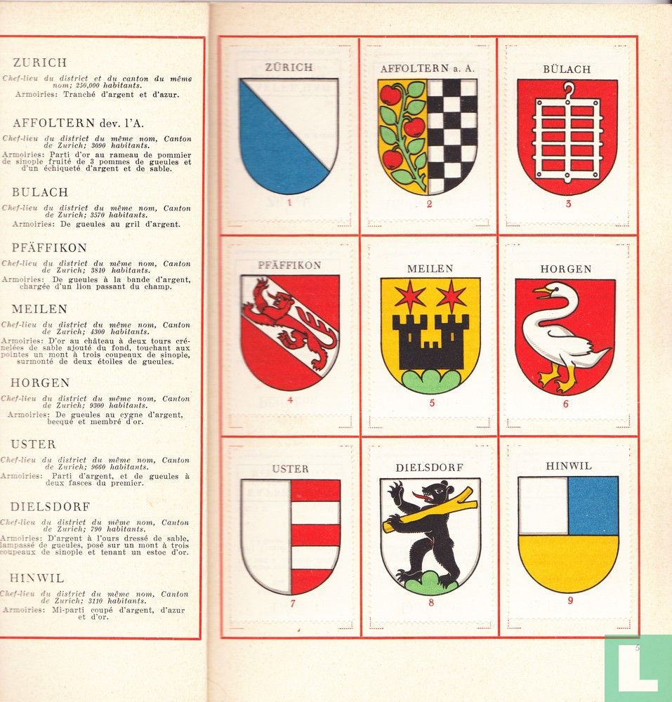 Die Wappen der Schweiz 