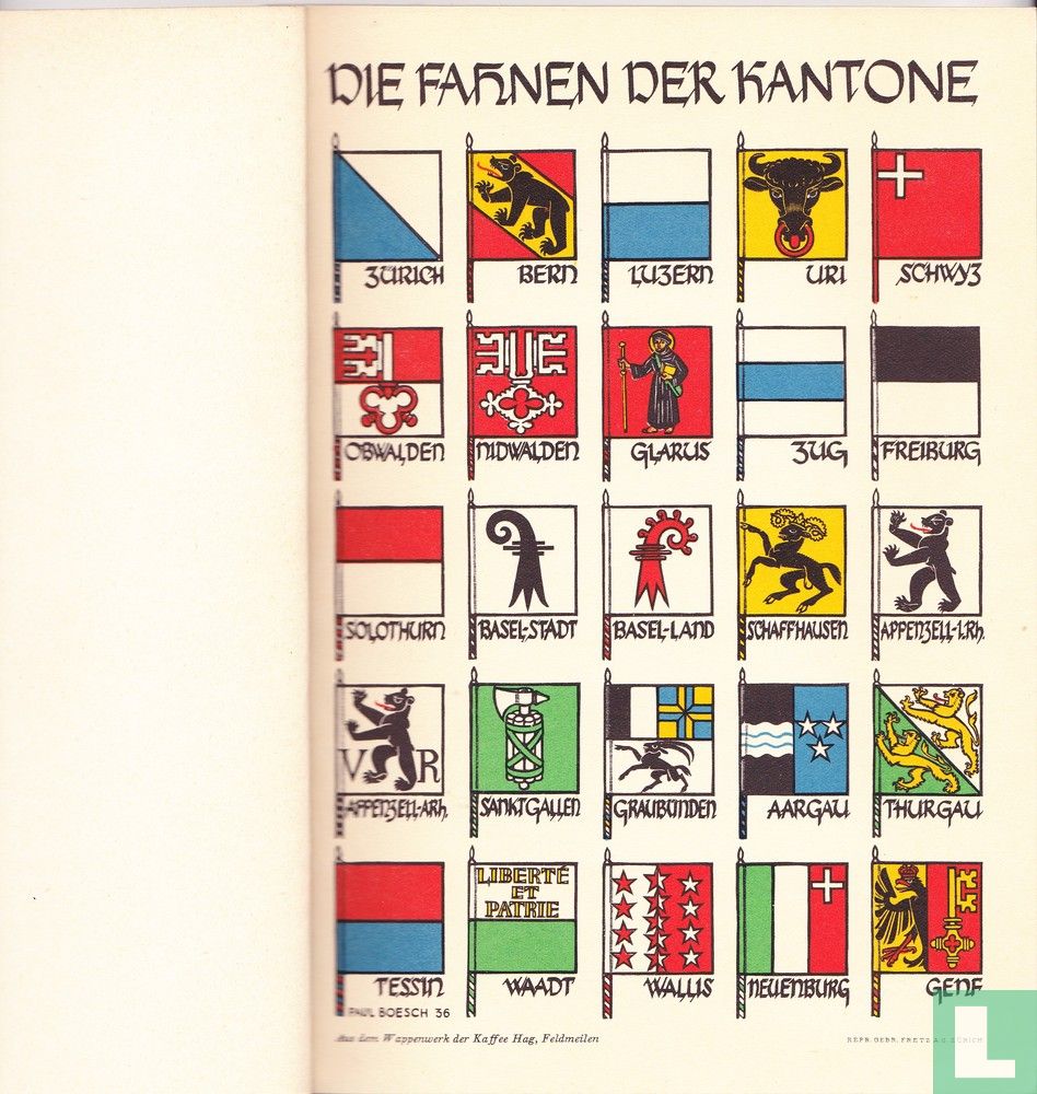 Die Wappen der Schweiz  